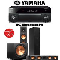 Yamaha RX-A1060BL AVENTAGE 7.2-Channel Dolby Atmos Network A/V Receiver + Klipsch RP-280F + Klipsch RP-450C + Klipsch R-115SW - 3.1 Reference Premiere Home Theater Package