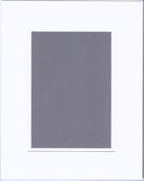 24x36 White and White Double Picture Mats with White Core, for 20x30 Pictures