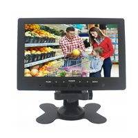 Sourcingbay YT07P Mini LCD Monitor 7" Digital TFT LED Color Receiver Car PC Monitor HDMI/VGA/AV Input Black