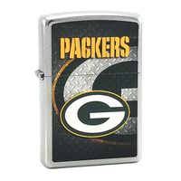Custom Style Personalized Zippo Lighter NFL - Free Laser Engraving (Green Bay Packers)
