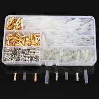 Ninth-City 100 Sets 3.9mm Car Truck Motorcycle Quad Bike Brass Male & Female Bullet Terminals Wire Connector & Male female Insulation Covers