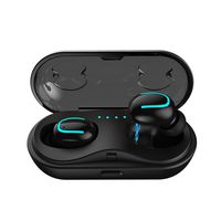 Mini Wireless Earbuds Bluetooth Headphones - Touch Control V5.0 Earpieces Wireless Mini Twins Stereo Sweatproof Sport Earphone Built in Mic Noise Cancelling Headset with Charging Case(Updated Version)