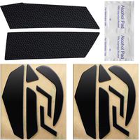 Quartet trade Mouse Skatez/Mouse Feet + Mouse Anti-Slip Elastics Refined Side Grips Sweat Resistant Tape Pads for Logitech G502 Mouse (Thicker Version 0.7mm Replace Feet)