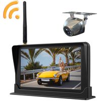 Peizeen Wireless Rear View Camera with 4.3" LCD Screen HD Back up Camera Kit Waterproof Reverse Cam Parking Lines for Cars, Minivans, SUV, Minibus(MN03)
