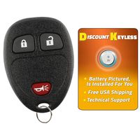 Discount Keyless Replacement Key Fob Car Remote Compatible with OUC60270, 15913420