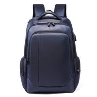 JUMO CYLY Business Travel Laptop Backpack Water Resistant College Backpack Bookbag for Men&Women with USB Charging Port, Anti-Theft Computer Backpack Fits 17 Inch Laptop, Book (Blue)