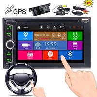 Wireless Rear Camera + EinCar Double Din Car DVD Player in Dash GPS Navigation 2 Din Autoradio Bluetooth FM/AM Radio Tuner Car Deck Audio Video System Automotive Stereo Head Unit Aux USB SD Win 8
