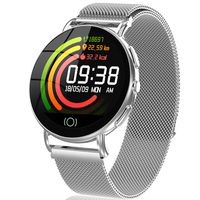 IP67 Waterproof Smart Watch Activity Tracker with All-day Heart Rate Blood Pressure Monitor Sport Smart Watchband for Women Men Best Gift Calorie Step GPS Tracker Fitness Health Watch (Silver)