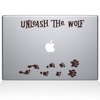 The Decal Guru Unleash The Werewolf MacBook Decal Vinyl Sticker - 13" MacBook Air - Brown (1243-MAC-13A-BRO)
