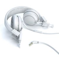 JLab Audio Intro Premium On-Ear Headphones, with Universal Mic (White)