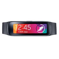 Samsung Galaxy Gear Fit SM-R350 Smartwatch Tracker - Retail Packaging - Charcoal Black