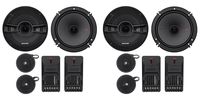 2-Pairs Kicker 44KSS6504 6.5" 250 Watt Car Audio Component Speakers Pair KSS650