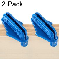 Center Scriber Line Scriber Woodworking Marking Offset Marking Tool Marking Center Finder Tool Wood Scribe Marking Gauge Fits Standard Wooden Pencils (2, Blue)