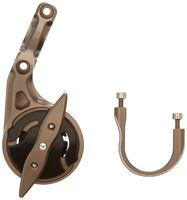 KEdge TT Style Mount Garmin Edge and 22.2mm Gun Metal Forerunner