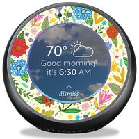 MightySkins Skin Compatible with Amazon Echo Spot - Flower Garden | Protective, Durable, and Unique Vinyl Decal Wrap Cover | Easy to Apply, Remove, and Change Styles | Made in The USA