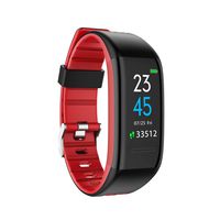 VERSUSWOLF Fitness Tracker Heart Rate Monitor Smart Watch Activity Tracker Sports Band Bracelet Waterproof with Pedometer Sleep Monitor Calorie Step Counter Blood Pressure (red-3)