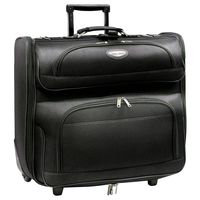 Travel Select Amsterdam Business Rolling Garment Bag with Protective Foam, Black