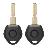 Keyless2Go New Uncut Replacement Transponder Ignition Car Key HU58 (4-Track) (2 Pack)