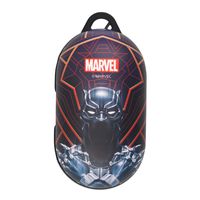 Marvel Avengers Galaxy Buds Case Protective Hard PC Shell Cover [Front LED Visible] Accessories - Black Panther Face Lines