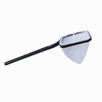 Koller Products Aquarium Fish Net with Plastic Handle, 5" L x 4.5" W x 9.5" Handle