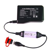 Tecmate O104 Optimate USB 21mA Weatherproof Charger with 90deg. Low Profile Bike (DIN) Plug