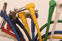 Rotosound Patch Cable 1Ft (Angled Jack), 6 pack