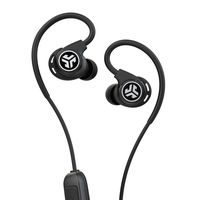 Jlab Audio Fit Sport 3 Wireless Fitness Gym Earbuds | Bluetooth 4.2 | 6 Hour Battery Life | Flexible Memory Wire |IP55 Dust/Sweat Proof Rating | Noise Isolation | Universal Track Controls | Black