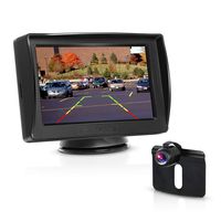 BOSCAM Backup Camera and Monitor Kit for Cars 4.3'' TFT LCD Rear View Monitor with Super Night Vision Waterproof Reverse Back up Car Camera