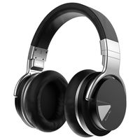 Francois et Mimi ANC Active Noise Cancelling Wireless Bluetooth Headset - HQ Audio Over-Ear Rechargeable Stereo Headphones - Microphone & Volume Control Function - 3.5mm Jack Audio Cable Included