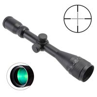 HIRAM 3-9X40 AO Mil-dot Tactical Rifle Scope Optics for Hunting w/ 2-Pc Medium Weaver Rings, Waterproof/Fog Proof