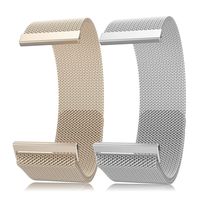 Find-MyWay Compatible with Fitbit Versa Bands/Versa 2/Versa Lite Bands,Versa Accessories Wristband Stainless Steel Bracelet for Women Men Strap for Fitbit Versa/Lite/Special Edition