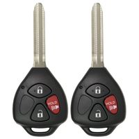 Keyless2Go Keyless Entry Car Key Replacement for Vehicles That Use MOZB41TG with 4D67 Chip - 2 Pack