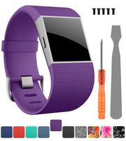 CreateGreat Compatible Fitbit Surge Replacement for Band Strap for Fitbit Surge Watch Fitness Tracker Original Wrist Band Accessories Small&Large