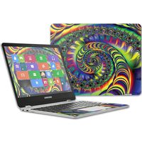 MightySkins Skin Compatible with Samsung Chromebook Plus 12.3"(2017 - Acid | Protective, Durable, and Unique Vinyl Decal wrap Cover | Easy to Apply, Remove, and Change Styles | Made in The USA