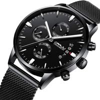 Watches for Men, DYTA 3ATM Waterproof 3 in 1 Stopwatch Chronograph Calendar Business Watches with Alloy Strap Under 55 Analog Quartz Wrist Watch on Sale on Clearance Relojes De Hombre
