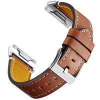 Hotodeal Band Compatible with Ionic Genuine Leather Bands, Classic Leather Replacement Accessory Strap Smart Watch, Women Men Small Large