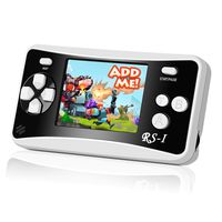 Mademax RS-1 Handheld Game Console, Classic Retro Game Player with 2.5" 8-Bit LCD Portable Video Games, Built-in 152 Old School Games Entertainment, Birthday Presents for Children - Black