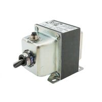 Functional Devices TR75VA001 Transformer, 75 VA, 120 to 24 Vac, Circuit Breaker, Foot and Single Threaded Hub Mount