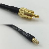 15cm RG316 RCA MALE to MCX MALE Pigtail Jumper RF coaxial cable 50ohm 6inch Quick USA Shipping