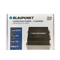 Blaupunkt AMP1501 1500 W Max Monoblock Class D Stereo Car Audio Amplifier
