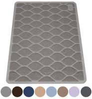 MIGHTY MONKEY Premium Cat Litter Trapping Mat, Phthalate Free, Best Tracking Scatter Control for Cats, Jumbo XL, Mats Easy to Clean, Rugs Soft on Kitty and Cat Paws