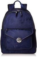 Baggallini Granada Laptop Backpack with RFID, navy jacquard