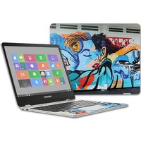 MightySkins Skin Compatible with Samsung Chromebook Plus 12.3"(2017 - Old School Romance | Protective, Durable, and Unique Vinyl wrap Cover | Easy to Apply, Remove | Made in The USA