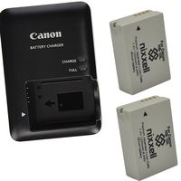 Canon CB-2LC Charger for Canon NB-10L Li-ion Battery compatible with Canon PowerShot G1 X, G3-X, G15, G16, SX40 HS, SX50 HS,SX60 HS +2 Bonus Battery!