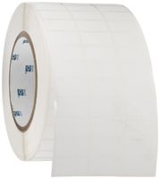 Brady THT-5-488-10 1" Width x 0.5" Height, B-488 High Performance Polyester, Matte Finish White Thermal Transfer Printable Label (10000 per Roll)