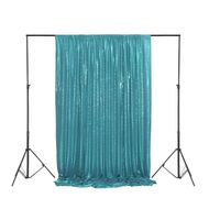 Teal PartyDelight Sequin Backdrop, Photography, Christmas Backdrop, 8Ft x 8Ft
