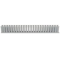 Panduit G1.5X3LG6 Type G Wide Slot Wiring Duct, PVC, Light Gray