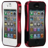 Scosche Ip4rr iPhone 4/4S Railkase - 1 Pack - Carrying Case - Retail Packaging - Red