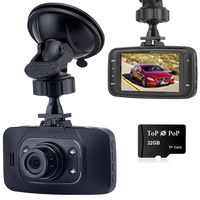 Dash Cam Car Recorder Camera Car DVR HD Night Vision with G-Sensor Loop Recording Motion Detection Night Vision Dashboard Camera Vehicle Car Camera with 32GB TF Card for Most Cars Truck Taxi