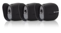 3 x Silicone Skins for Arlo Smart Security - 100% Wire-Free Cameras by Wasserstein (Arlo Pro, 3 x Black)